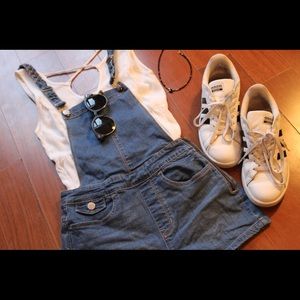 Bullhead Denim Co. Lost Blue Overalls.